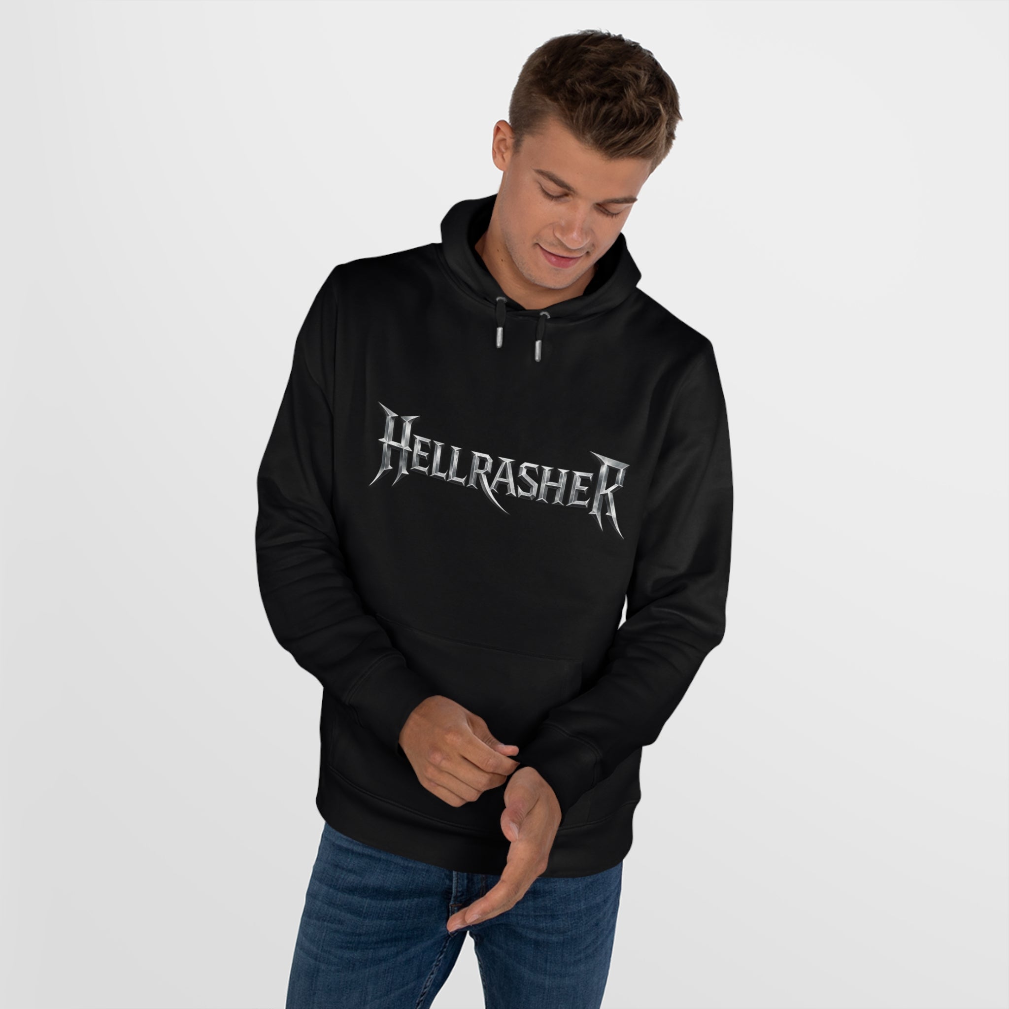 Oficiální Hellrasher Premium Mikina s Kapucí