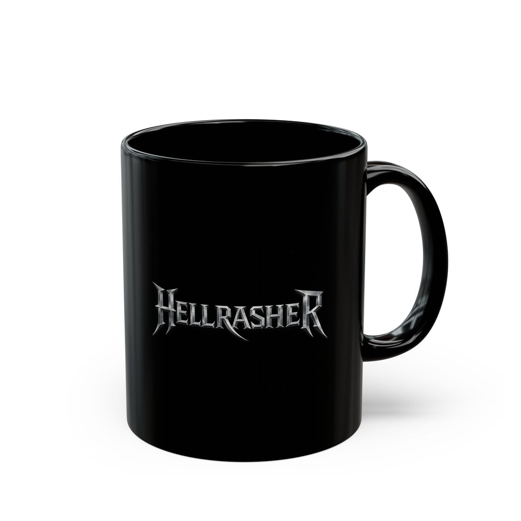 Černý hrnek HELLRASHER – 330 / 440 ml