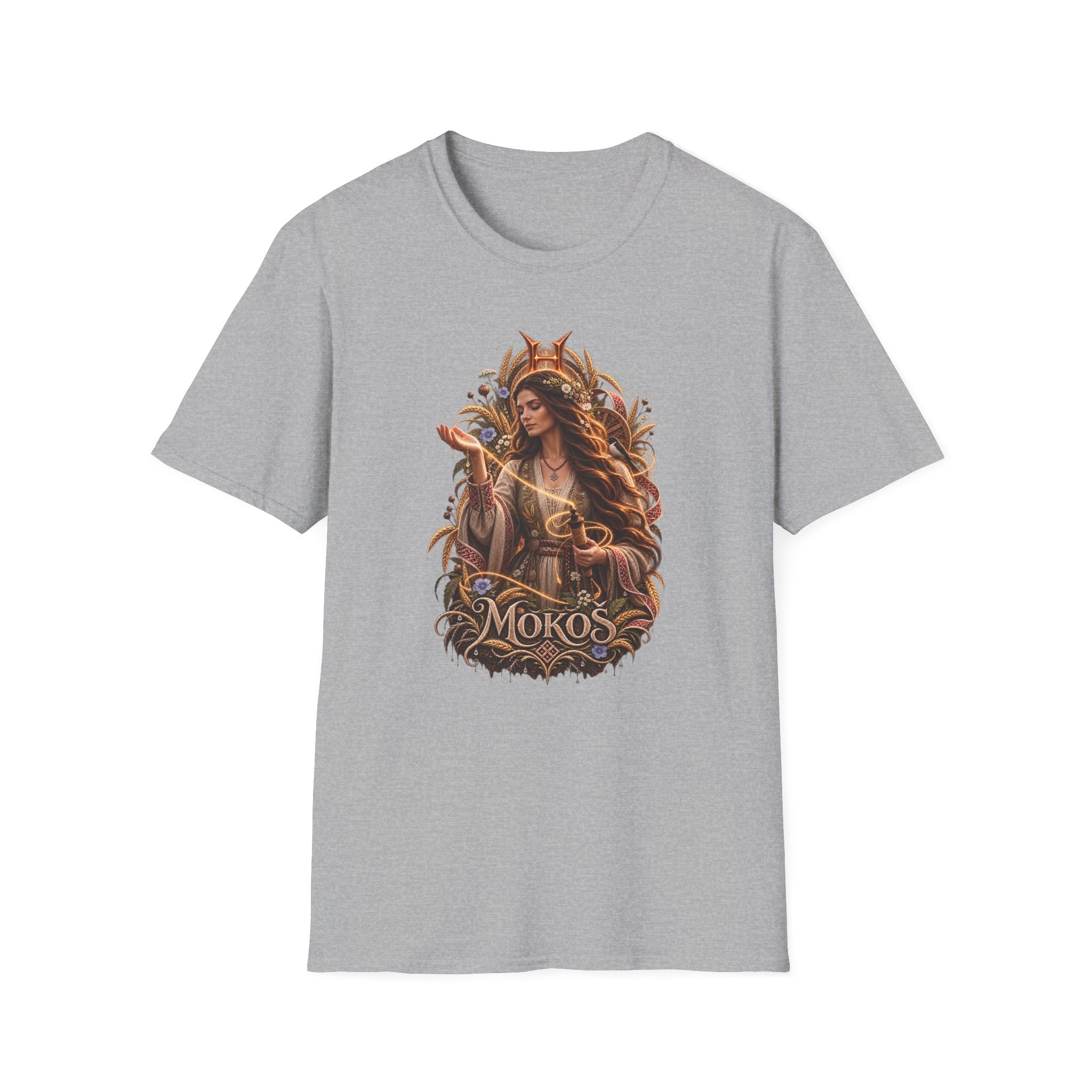 T-shirt Mokoš - Slavic goddess of earth and destiny | Hellrasher