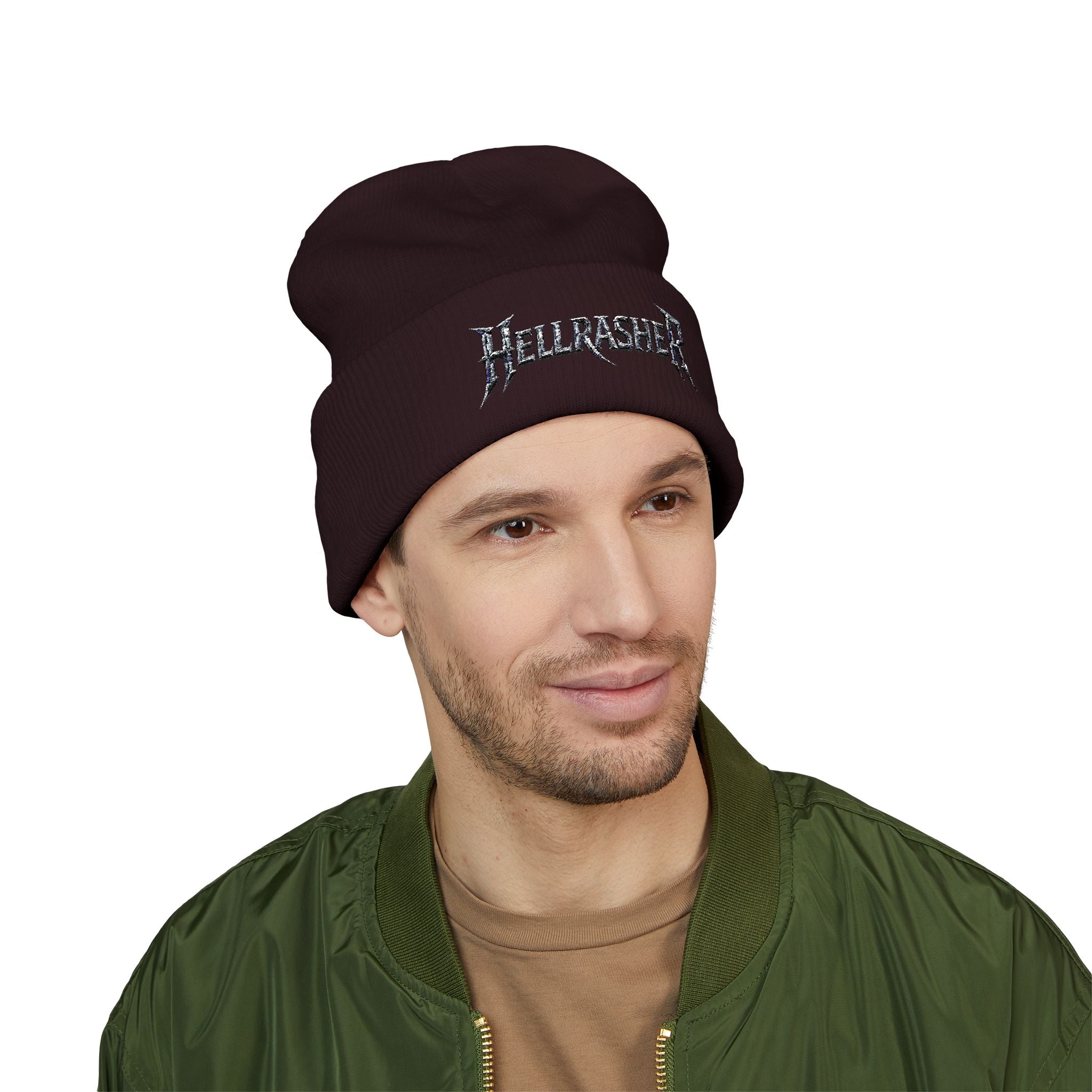 Embroidered Winter Hat Hellrasher