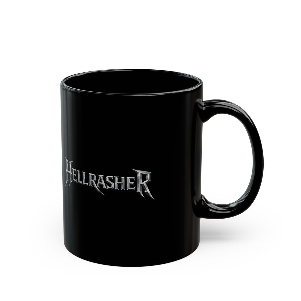 Černý hrnek HELLRASHER – 330 / 440 ml