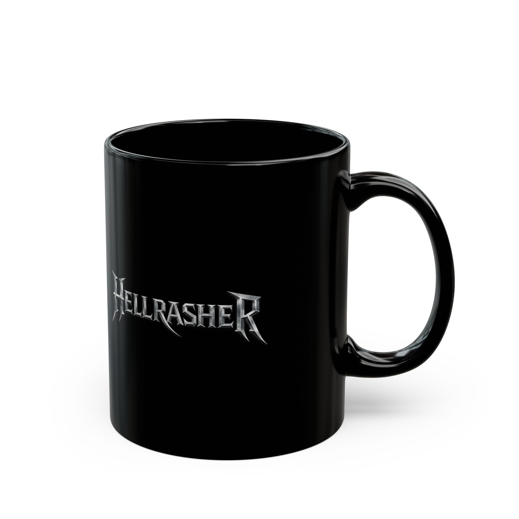 Černý hrnek HELLRASHER – 330 / 440 ml