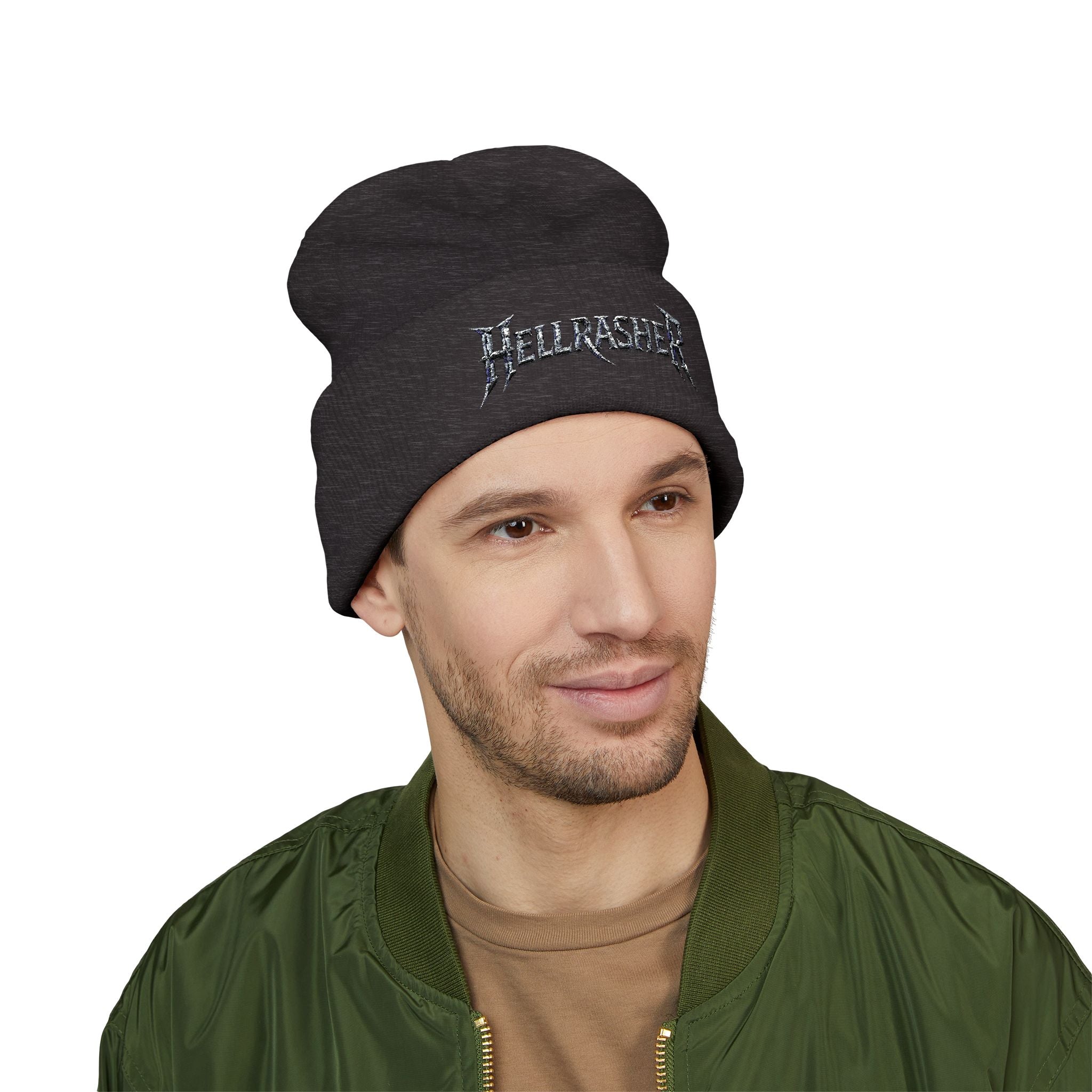 Embroidered Winter Hat Hellrasher