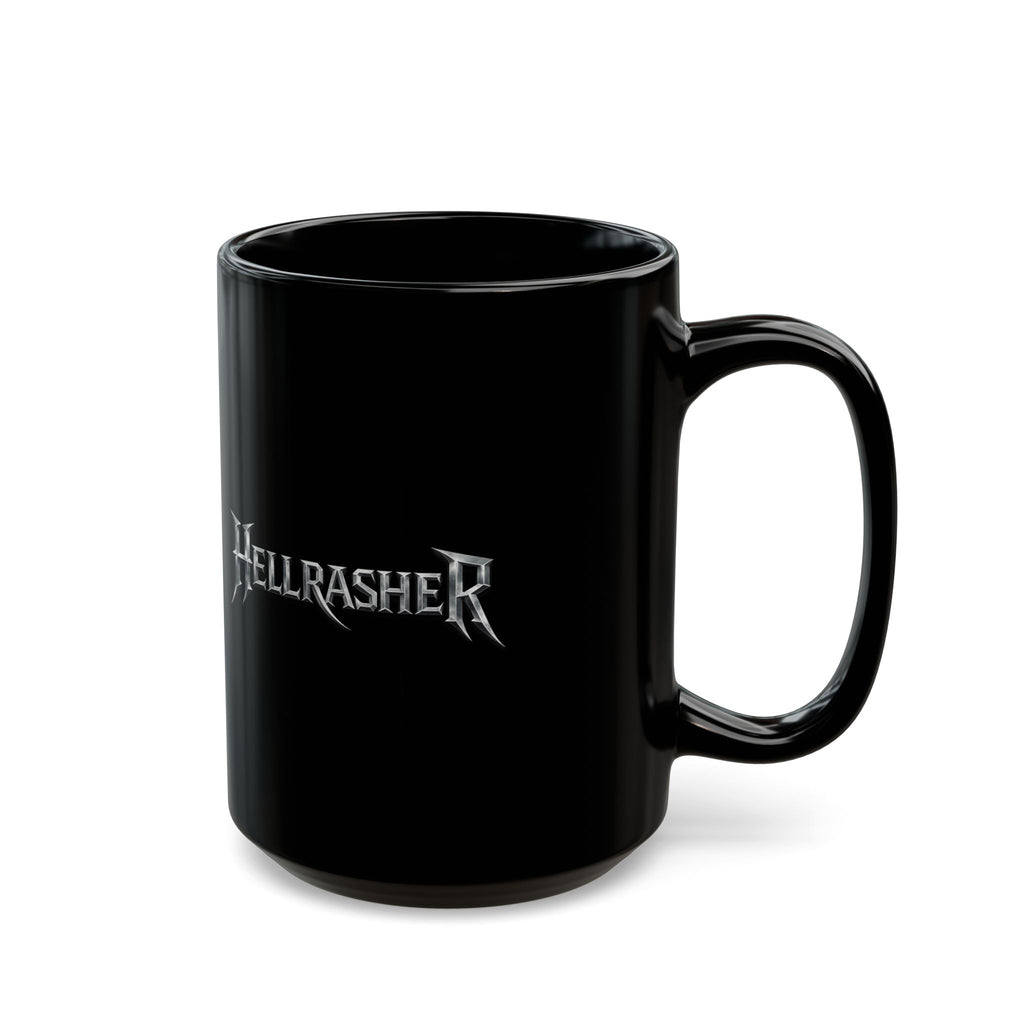 Černý hrnek HELLRASHER – 330 / 440 ml