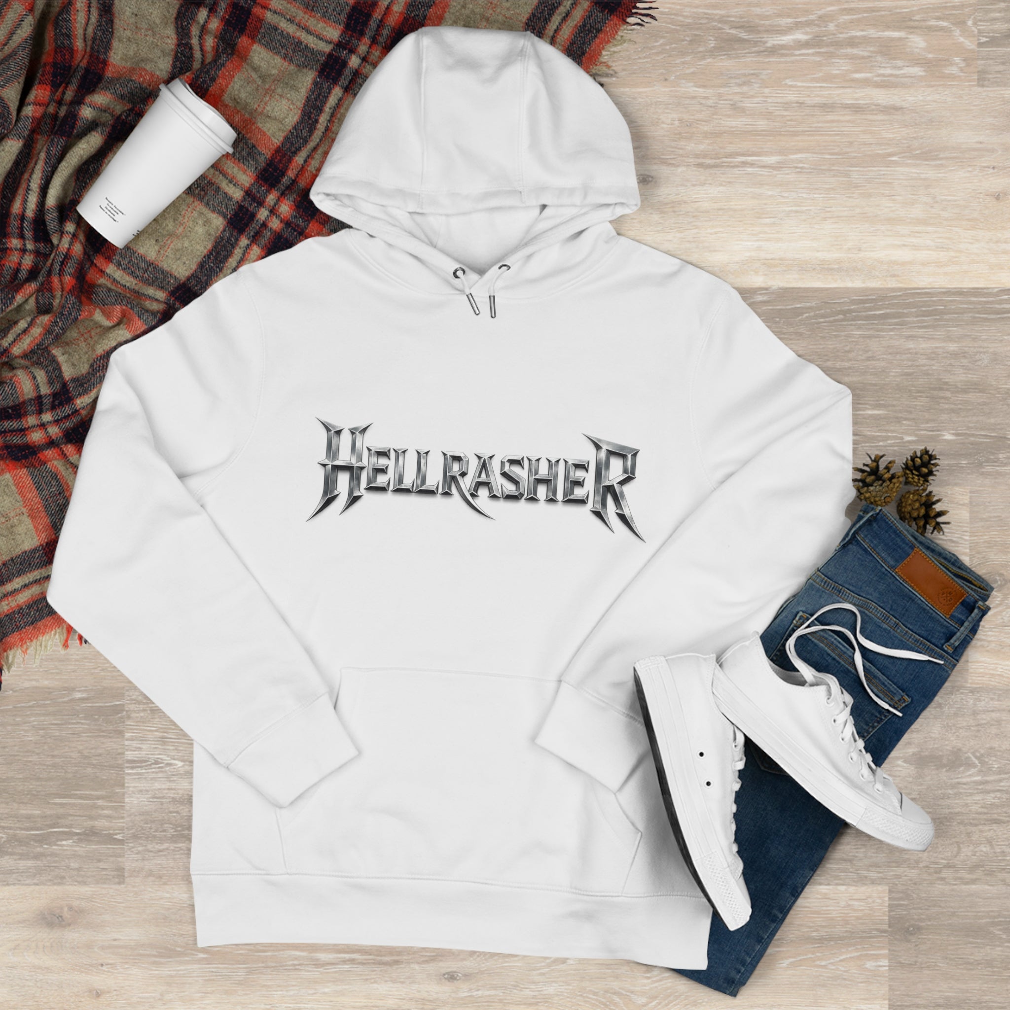 Oficiální Hellrasher Premium Mikina s Kapucí