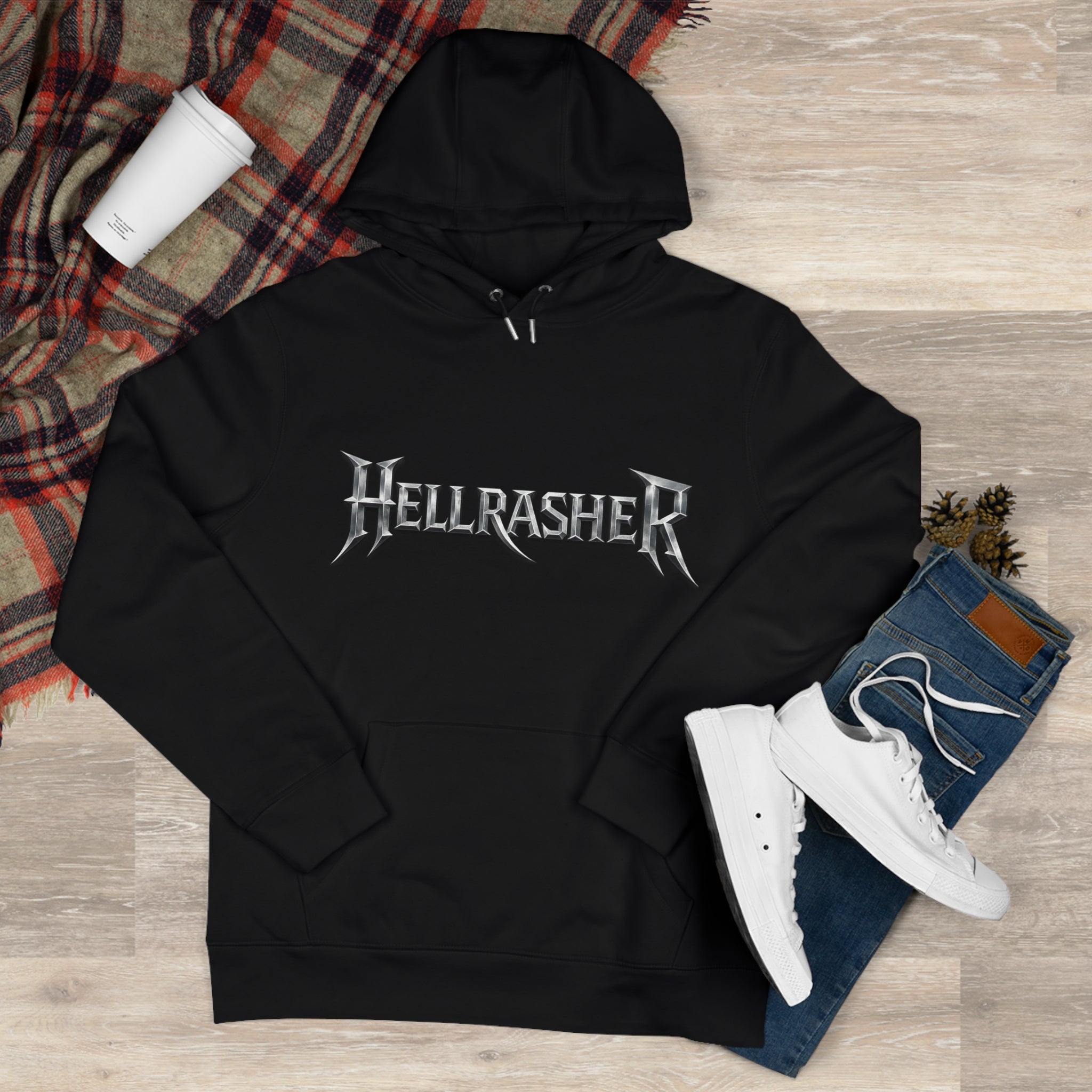 Oficiální Hellrasher Premium Mikina s Kapucí