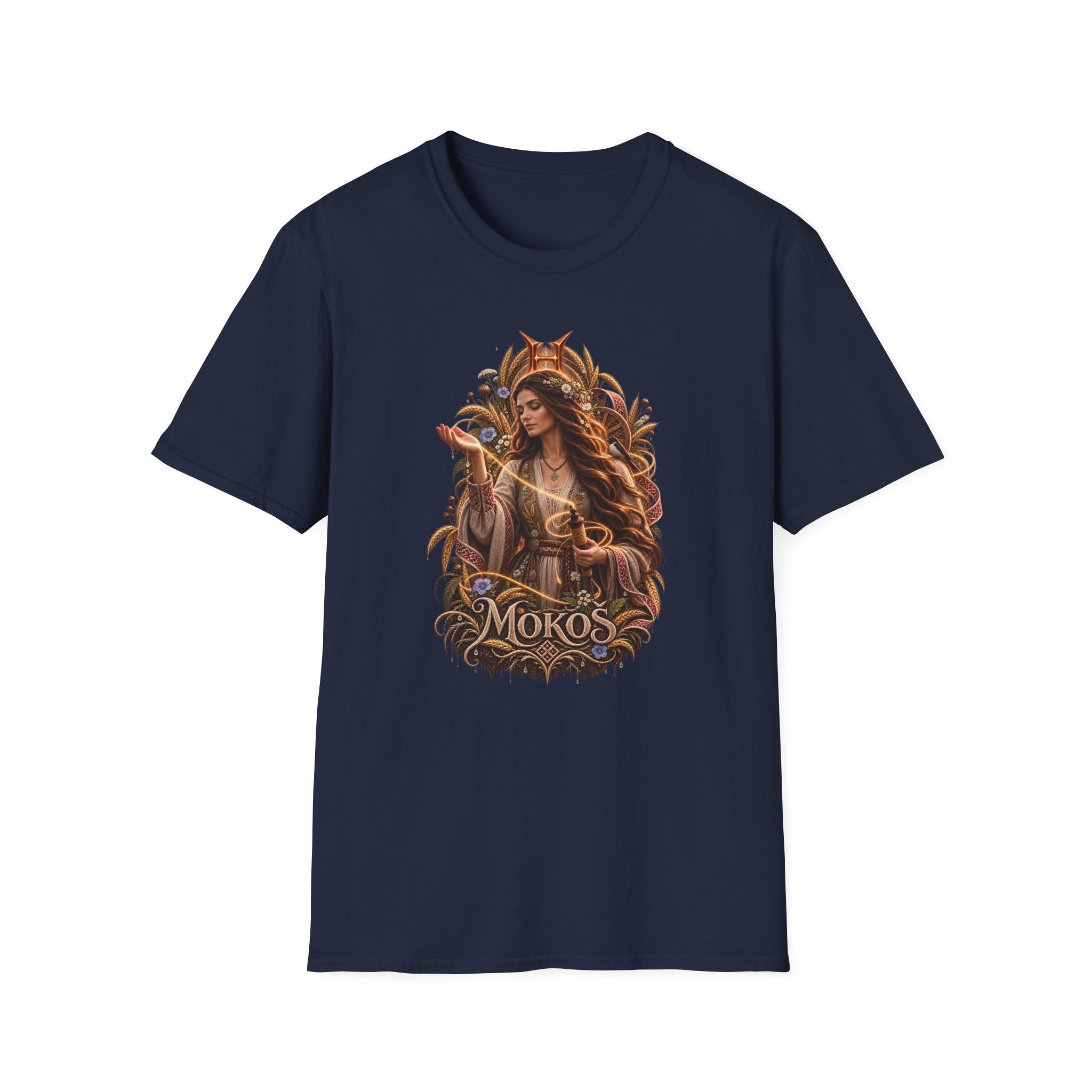 T-shirt Mokoš - Slavic goddess of earth and destiny | Hellrasher