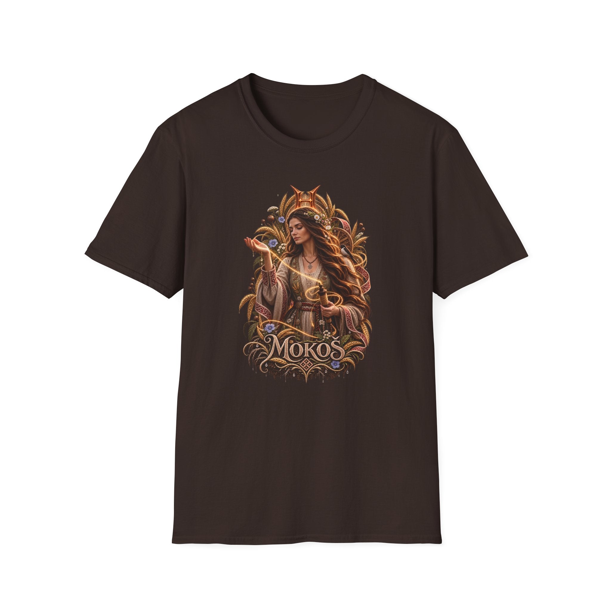 T-shirt Mokoš - Slavic goddess of earth and destiny | Hellrasher